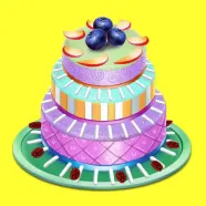 Fruit Chocolate Cake Cooking