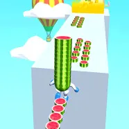 Play Watermelon Run 3D now!